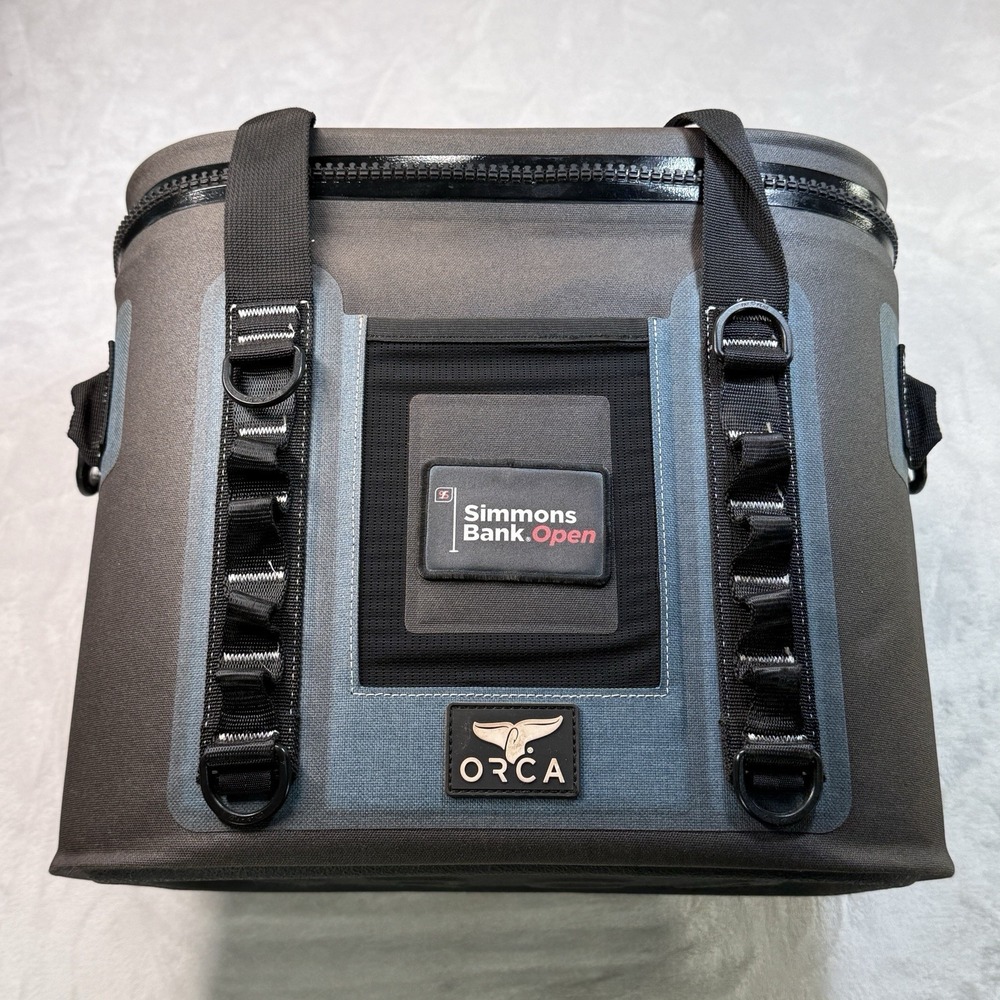 ORCA Walker 20 Soft Cooler Simmons Bank Golf Tournament Gray Shoulder Strap